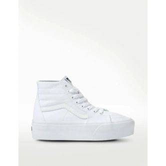 UA SK8-HI TAPERED STACKFORM CANVAS WMN