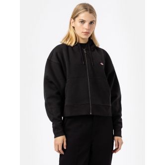 OAKPORT ZIP HOODIE W BLACK