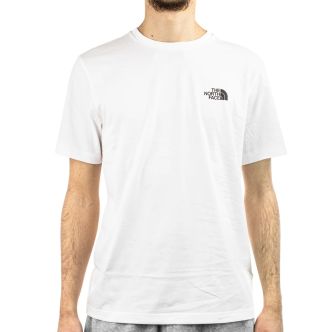 M S/S SIMPLE DOME TEE WHITE TNF