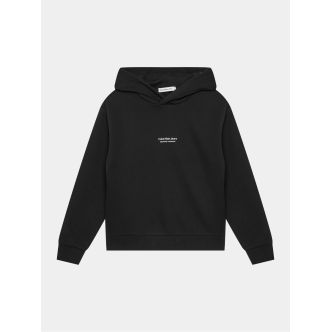 CK PIXEL LOGO TERRY RELAXED HOODIE