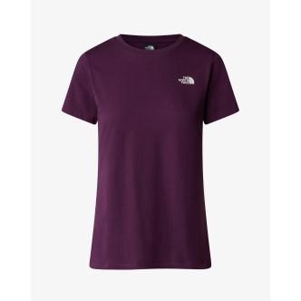 W S/S SIMPLE DOME TEE BLACK CURRANT PURP