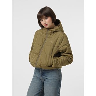 MTE FOUNDRY CROP PUFF HOOD GOTHIC OLIVE