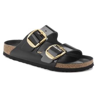 BIRKENSTOCK ARIZONA BIG BUCKLE SHINE BLK