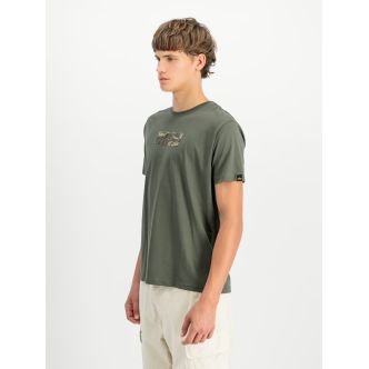 ALPHA INDUSTRIES CAMO PANEL T-SHIRT MEN