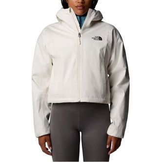 TNF WMN CROPPED QUEST JACKET WHITE DUNE