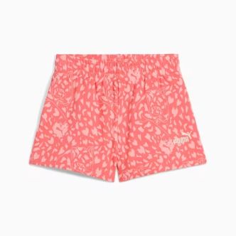 PUMA FLAMING LOVE AOP HIGH WAIST SHORTS