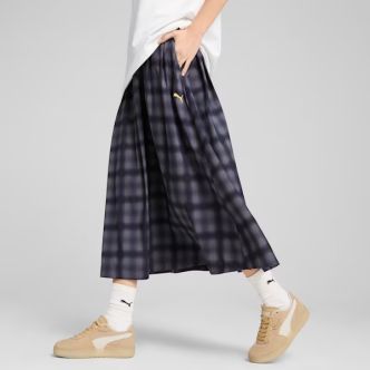 PUMA ROAD TO UNITY WOVEN MIDI AOP SKIRT