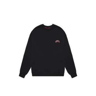 SPRAYGROUND BLOCK PARTY CREWNECK BLK
