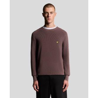 ENGINEERED RIB CREW NECK LYLE SCOTT