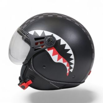 SHARKS IN PARIS HELMET GREY