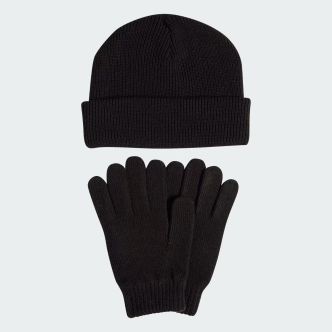 GLOVE BEANIE BLACK/WHITE
