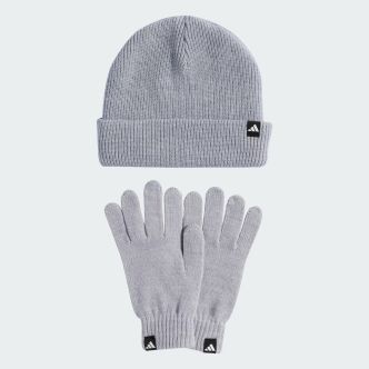 GLOVE BEANIE LGREYH/WHITE