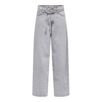 ONLGIANNA MW STR JEANS LG BLEACH DOT