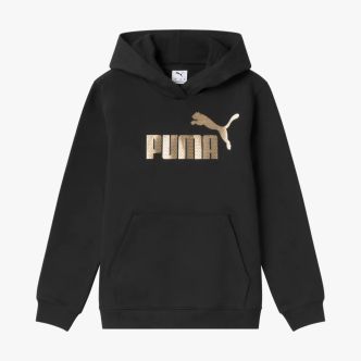 ESS+TEXTURED FOIL BIG LOGO HOODIE FL G