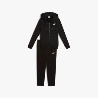 PUMA METALLIC HOODED SWEAT SUIT FL