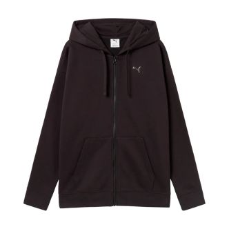 FLOWER GRAPHIC RELAXED FZ HOODIE FL