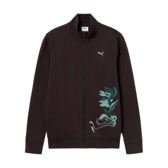 GRAPHIC FLOWERED FULLZIP FL