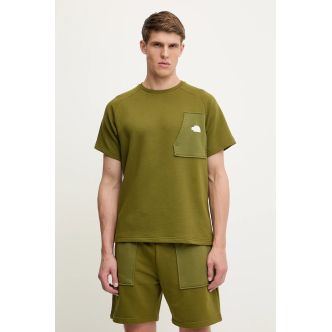 M TERRY RELAXED TEE FOREST OLI
