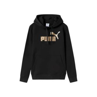 ESS+TEXTURED FOIL BIG LOGO HOODIE FL