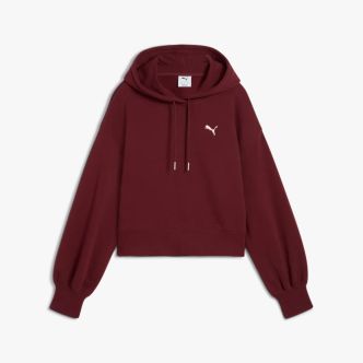 PUMA WARDROBE ESS RELAXED CROPPED HOODIE