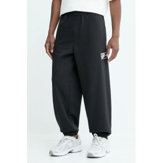 MN BLOCKED BOX LOOSE SWEATPANT FT BLK