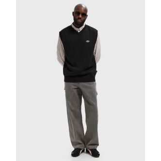 DICKIES SUMMERDALE SWEATER VEST BLACK