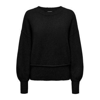 ONLHAZEL LS O-NECK BF KNIT