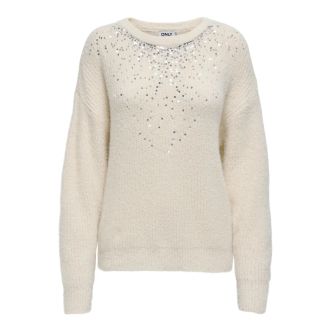 ONLCLARIS LS SEQUINS O-NECK KNT