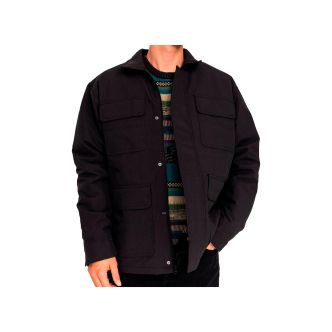 DRILL CHORE NYLON JACKET BLACK