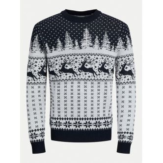 JJXMAS GABRIEL KNIT CREW NECK