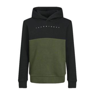 JJSTAR JJ BLOCKED SWEAT HOOD JNR