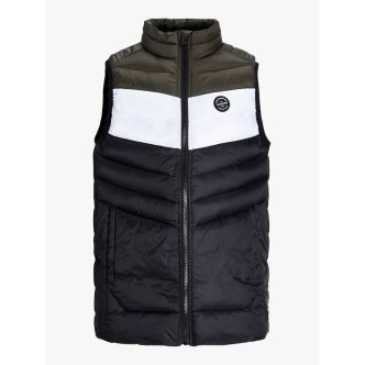 JJESPRINT PUFFER BODYWARMER COLLAR JNR