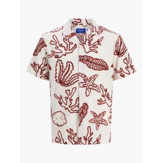 JORLUKE CRINKLE AOP SHIRT SS