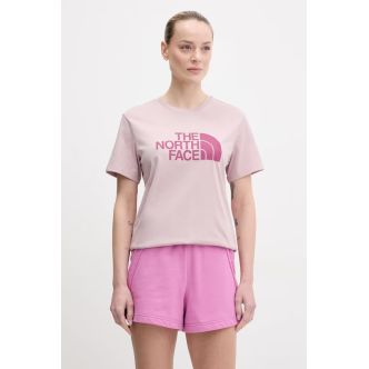 TNF WMN S/S EASY RELAXED TEE PINK/BERRY