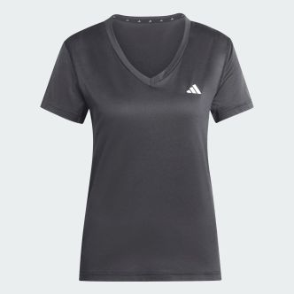 WE MIN V NK TEE BLACK