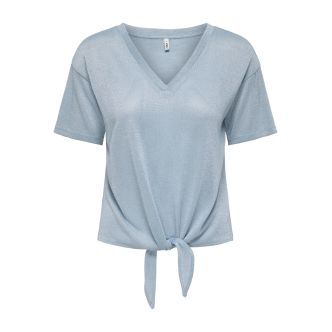ONLAMBER LIFE S/S KNOT SHINE TOP JRS