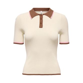 ONLMEDDI SS CONTRAST POLO CC KNT