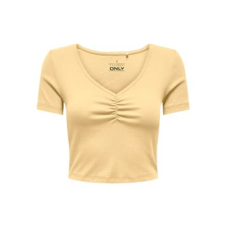 ONLBETTY LIFE S/S SCALLOP V-NECK CC JRS