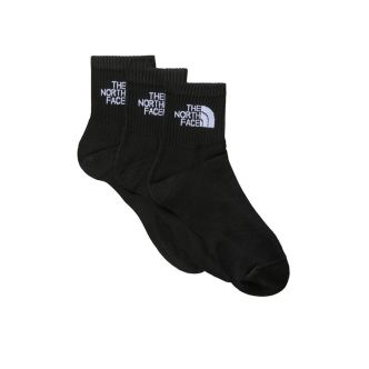 MULTI SPORT CUSH QUARTER SOCK 3P TNF BLK