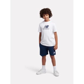 NB STACKED LOGO TEE   FT SHORT SET