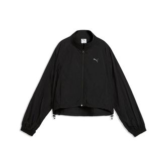 PUMA HER RELAXED FULL-ZIP WOVEN JACKET