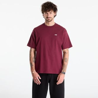 VANS LEFT CHEST II LOOSE SS BURGUNDY