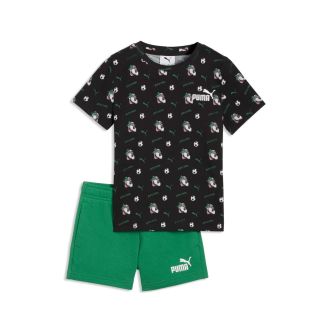 PUMA SUPER AOP TEE AND SHORTS SET PS