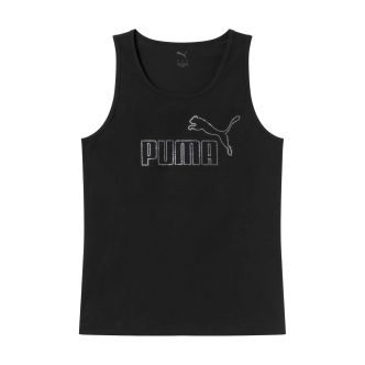 PUMA ESS LOGO TANK RHINESTONE