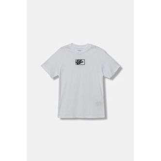 BY BLOCKED BOX SS TEE WHITE