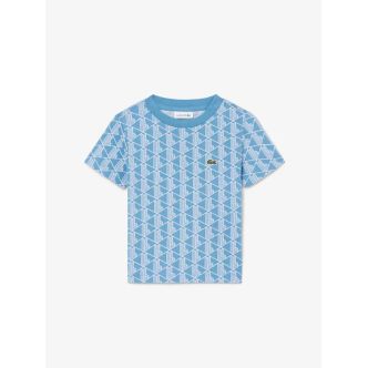 LACOSTE MONOGRAM PRINT TEE