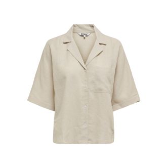 ONLBRUXELLES SS LINEN BL SHIRT PNT NOOS
