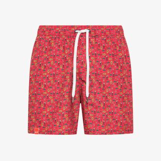SUN68 SWIM PANT SMALL PATTERN