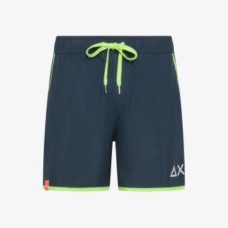 SUN68 SWIM PANT EDGE FLUO