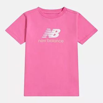 NEW BALANCE JERSEY STACKED LOGO TEE